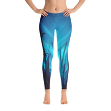 Load image into Gallery viewer, Women’s leggings. Beautiful water sunlight and grass pattern. Underwater Photography. Live Your Light