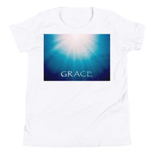 Load image into Gallery viewer, Kid’s T shirt printed with a unique and vivid "Grace" design. Beautiful underwater photography.
