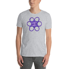 Load image into Gallery viewer, Living Light Designs Men’s T shirt printed with a unique and vivid "I"" design. Star Tetrahedron spins in 3D at the center of all creation. available in many colors