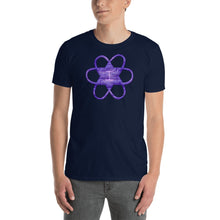 Load image into Gallery viewer, Living Light Designs Men’s T shirt printed with a unique and vivid "I"" design. Star Tetrahedron spins in 3D at the center of all creation. available in many colors