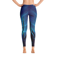 Load image into Gallery viewer, Women’s leggings. Beautiful water sunlight and grass pattern. Underwater Photography. Live Your Light