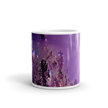 Load image into Gallery viewer, Ceramic coffee mug printed with our vivid water and light design, "The Seventh Ray"
