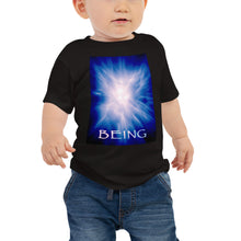 Load image into Gallery viewer, Baby T shirt printed with a unique and vivid "Being" design. Beautiful underwater photography.