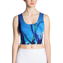 Load image into Gallery viewer, Women’s Crop Top. Beautiful underwater sunlight and grass pattern. Underwater Photography. Live Your Light