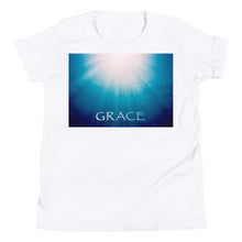 Load image into Gallery viewer, Kid’s T shirt printed with a unique and vivid &quot;Grace&quot; design. Beautiful underwater photography. 