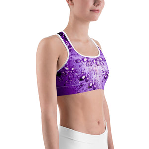 Temple light sports bra is a popular and comfortable purple design. 