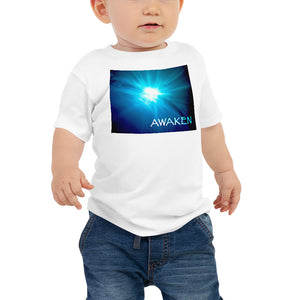 Baby T shirt printed with a unique and vivid "Awaken" design. Beautiful underwater photography