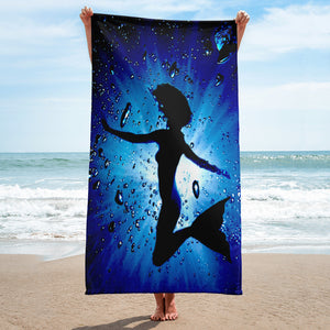 Bath/Beach Towel<br /> "Mermaid"