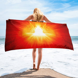 Bath/Beach Towel<br /> "Lotus Born"