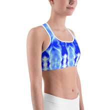 Load image into Gallery viewer, Living Light Designs interpretation of DNA in a beautiful sports bra