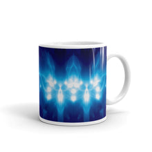 Load image into Gallery viewer, Ceramic coffee mug printed with our distinctive and exclusive vivid &quot;higher council&quot; design.