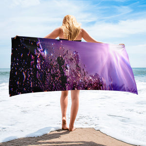 Bath/Beach Towel<br /> "Seventh Ray"