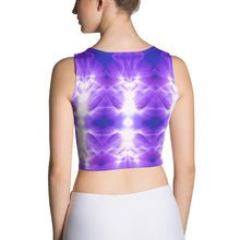 Load image into Gallery viewer, Tribe desing sports bra is a popular and comfortable purple design. 