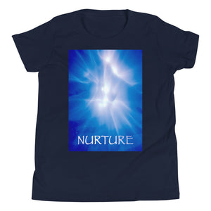 Kid’s T shirt printed with a unique and vivid "Nurture" design. Beautiful underwater photography. 