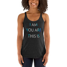 Load image into Gallery viewer, Living Light Designs Women’s T shirt printed with a unique and vivid &quot;I AM YOU ARE THIS IS&quot; design. available in many colors