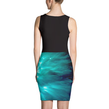 Load image into Gallery viewer, Living Light expressed in a forest green, sexy fitted dress