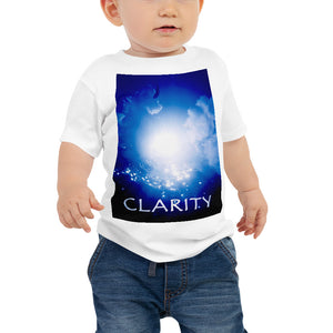 Baby T shirt printed with a unique and vivid "Clarity" design. Beautiful underwater photography.