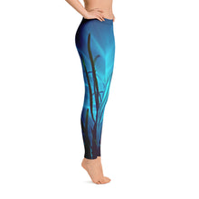 Load image into Gallery viewer, Women’s leggings. Beautiful water sunlight and grass pattern. Underwater Photography. Live Your Light