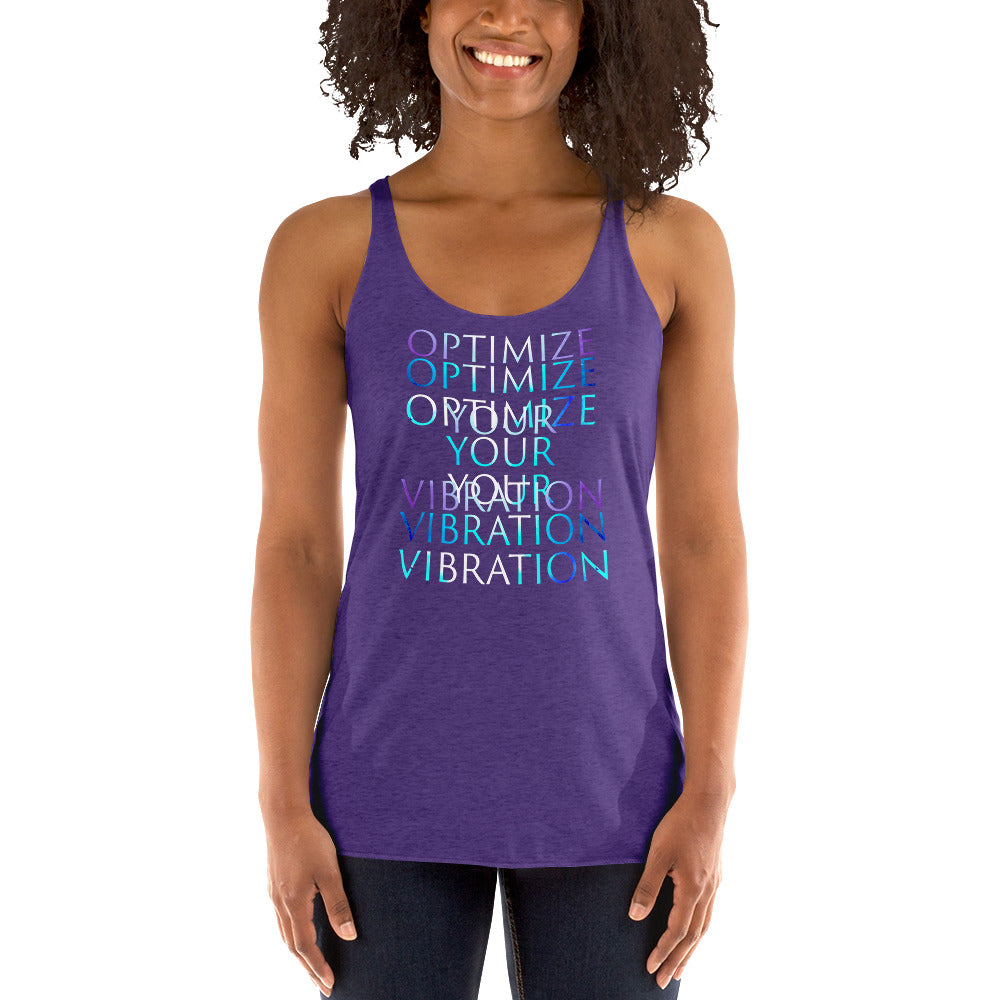 Living Light Designs Women’s Racerback Tank shirt printed with a unique and vivid 
