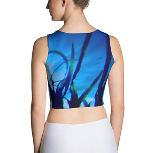 Women’s Crop Top. Beautiful underwater sunlight and grass pattern. Underwater Photography. Live Your Light