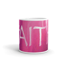 Load image into Gallery viewer, Ceramic coffee mug printed with our vivid water and light design, &quot;Faith&quot;